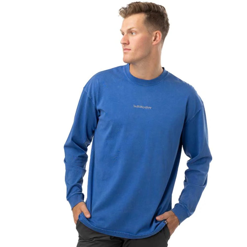 Bauer S24 Acid Wash Long Sleeved T-Shirt - Clothing