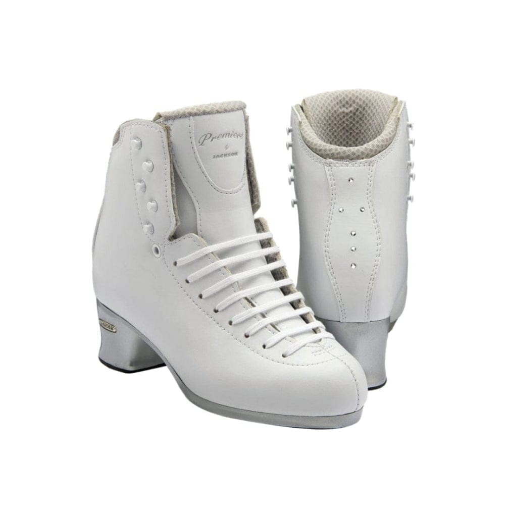 Jackson Premiere 2800 Figure Boots Only - White - Figure Boots