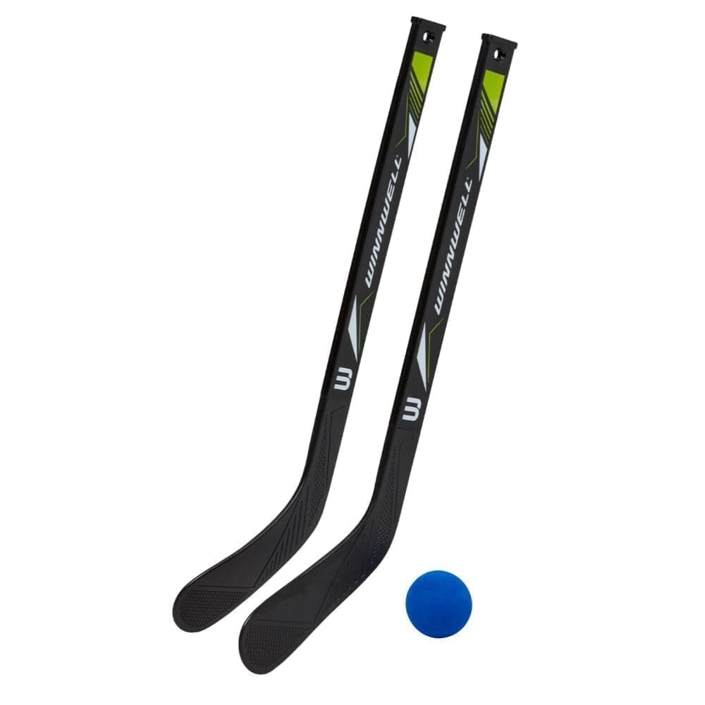 Winnwell Hockey Collapsible PVC Mini Net & Target W/2 Sticks, Ball & Case - Hockey Goals & Targets